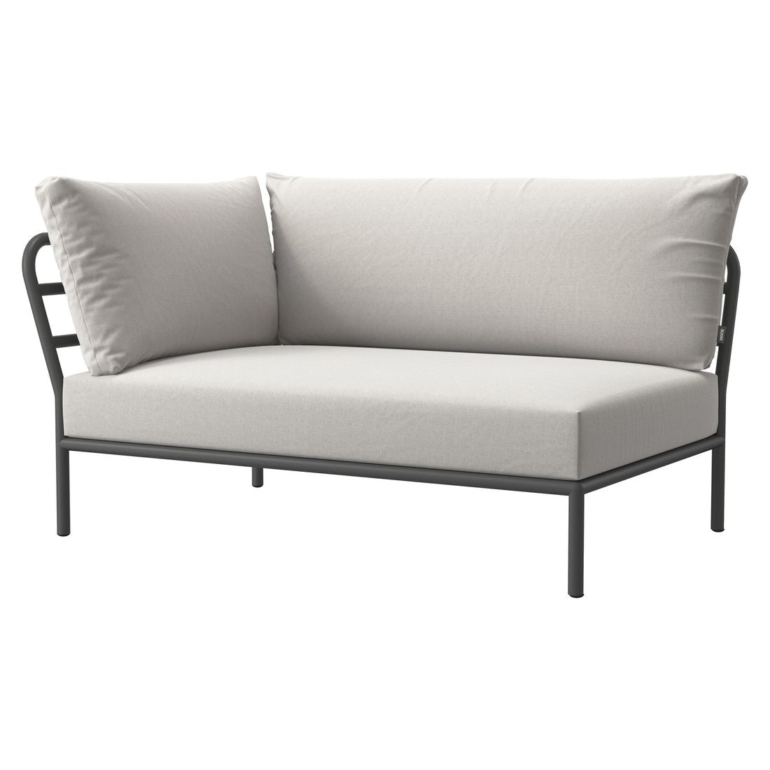 Nærbilde av Sunbrella stoff på Endemodul lounge Level 2 aluminium/Sunbrella 139x93 cm - Houe
