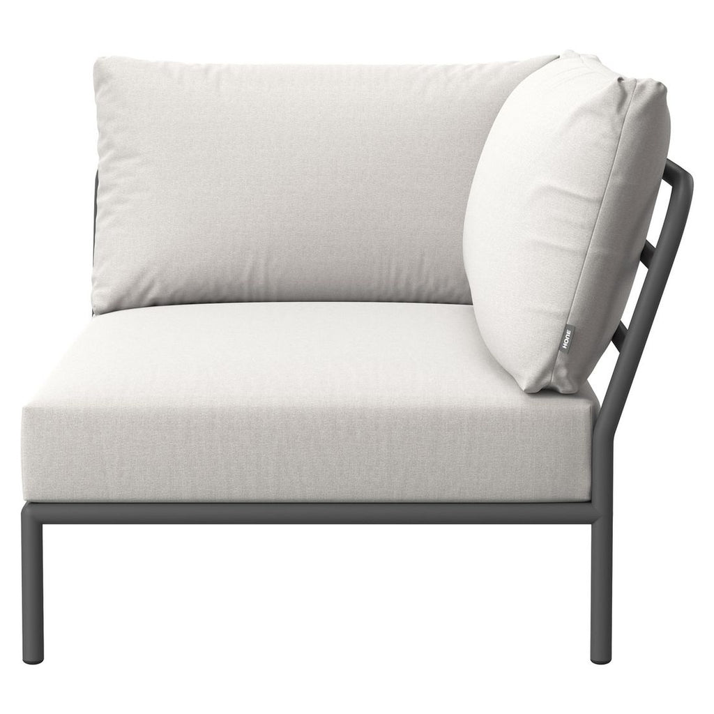 Endemodul lounge Level 2 aluminium/Sunbrella 139x93 cm - Houe i moderne uteområde