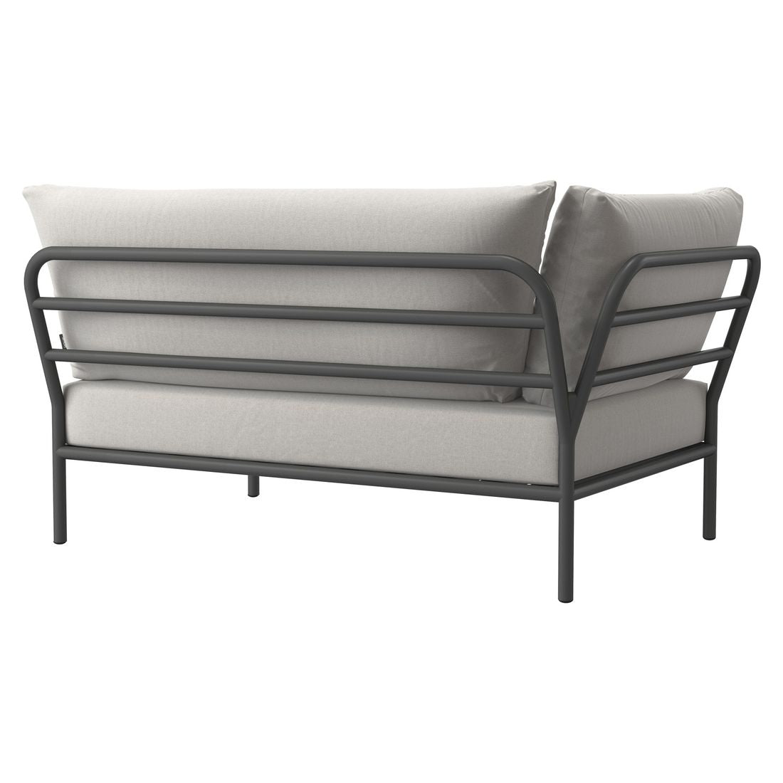 Endemodul lounge Level 2 aluminium/Sunbrella 139x93 cm - Houe med puter