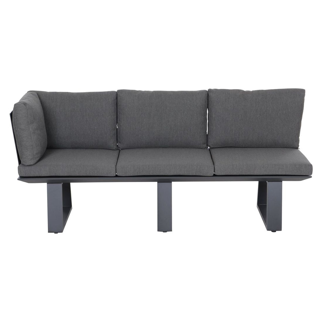 Endemodul lounge Monaco aluminium 42,5x50 cm - Siena Garden montert i hage