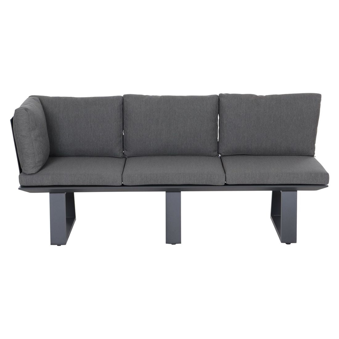 Endemodul lounge Monaco aluminium 42,5x50 cm - Siena Garden montert i hage