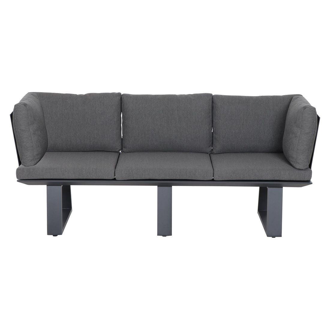 Nærbilde av tekstil på Endemodul lounge Monaco aluminium 42,5x50 cm - Siena Garden
