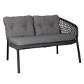 Endemodul lounge Ocean høyre aluminium tau 113x85 cm Cane-Line forside