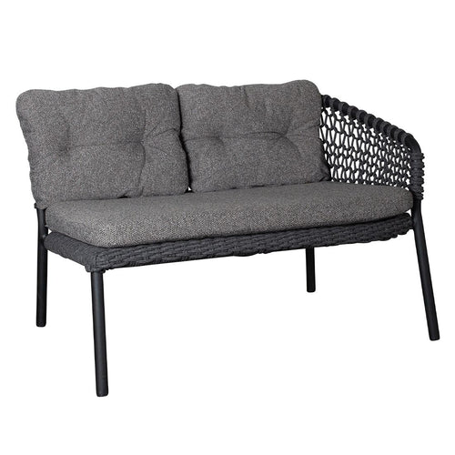 Endemodul lounge Ocean høyre aluminium tau 113x85 cm Cane-Line forside