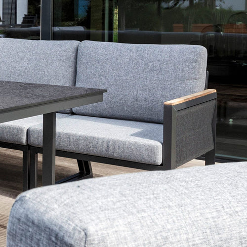 Endemodul lounge Ocean Skid høyre aluminium tau bakside