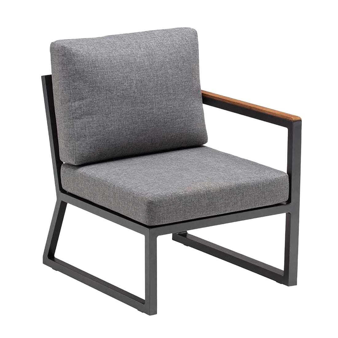 Detalj av Endemodul lounge Ocean Skid City Line aluminium 63x73 cm - Kettler stoff