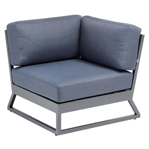 Endemodul lounge Ocean Skid Platform aluminium 83x83 cm - Kettler forfra