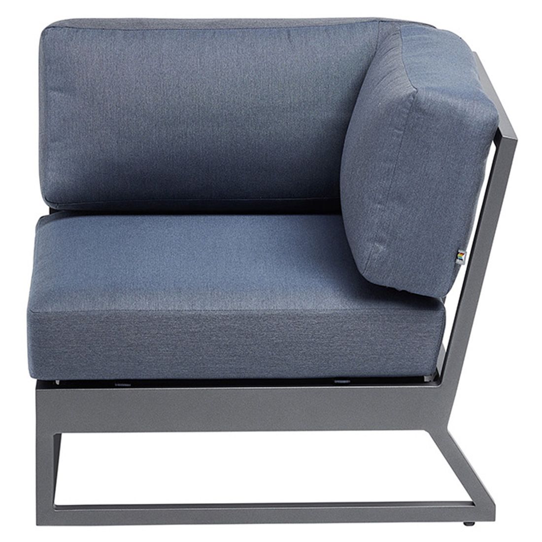 Montert Endemodul lounge Ocean Skid Platform aluminium 83x83 cm - Kettler i hage