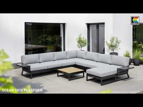 Endemodul lounge Ocean Skid Platform aluminium front