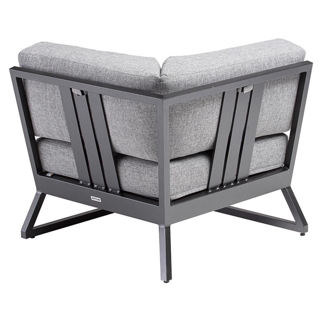 Endemodul lounge Ocean Skid Platform aluminium med pute