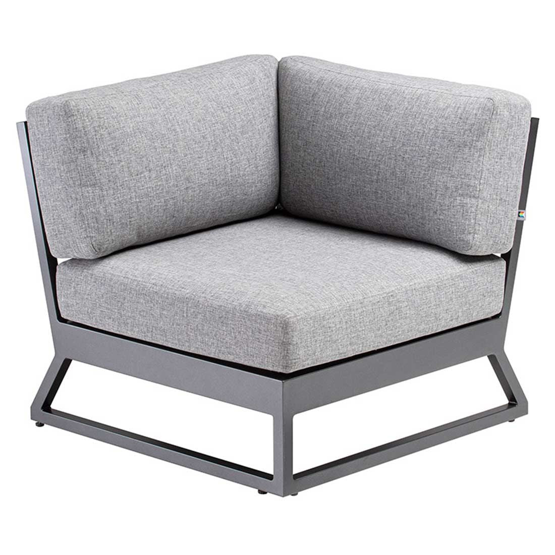 Endemodul lounge Ocean Skid Platform aluminium sideprofil
