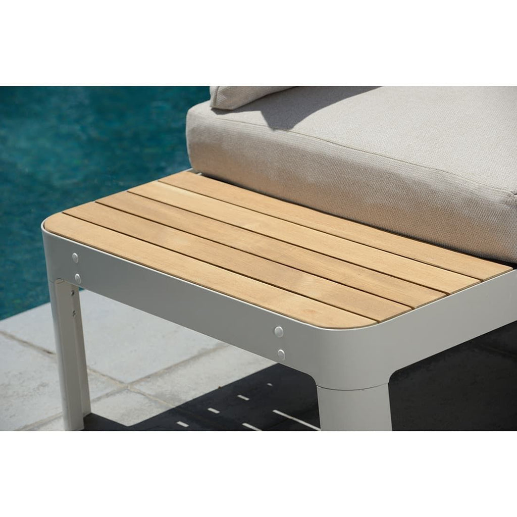 Endemodul lounge Portals aluminium olefin sammen med andre moduler