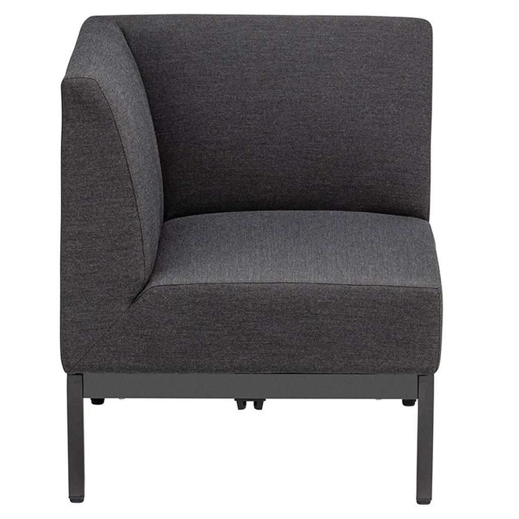 Detalj av Endemodul lounge Pure aluminium 71x71 cm Kettler stoff