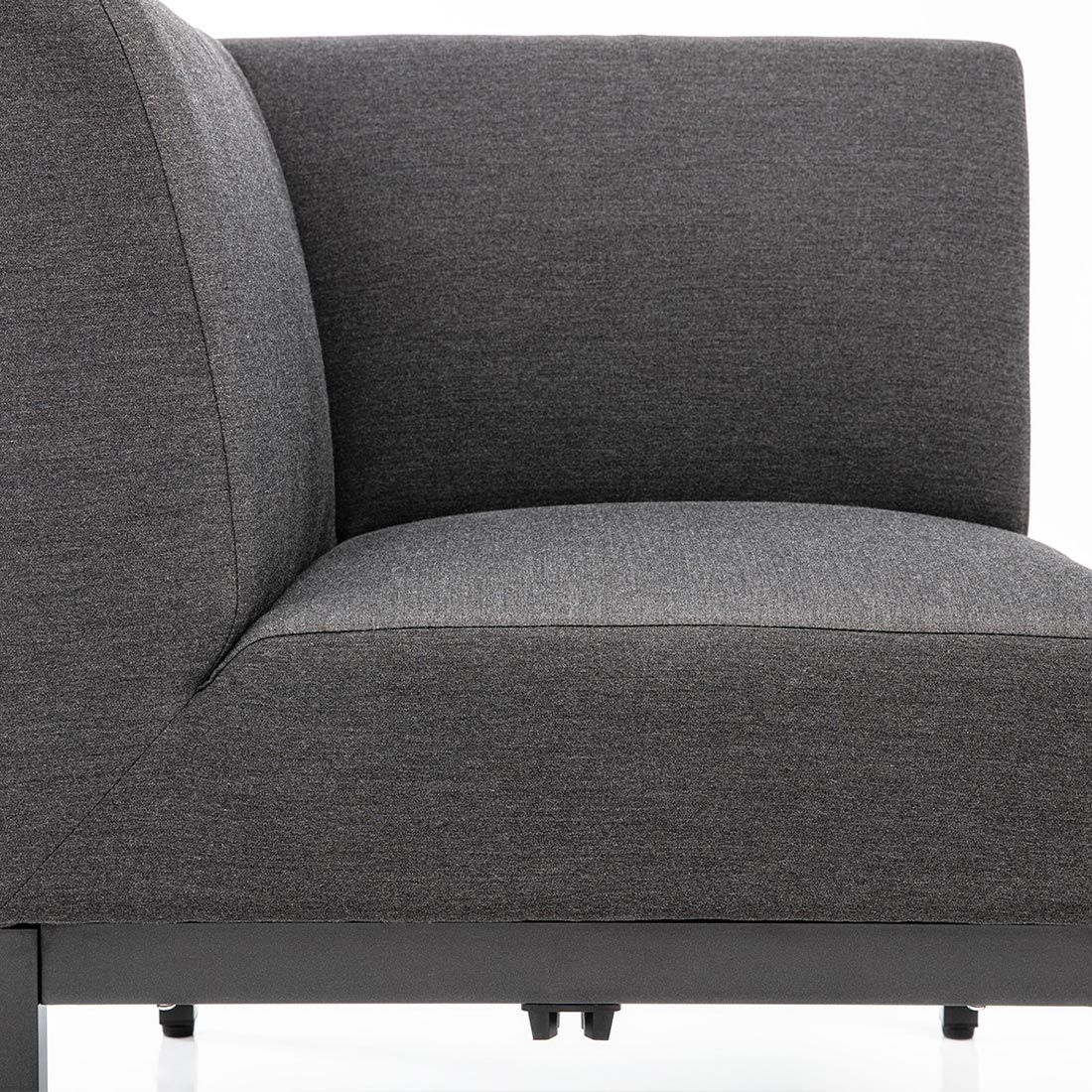 Endemodul lounge Pure aluminium 71x71 cm Kettler sitteflate