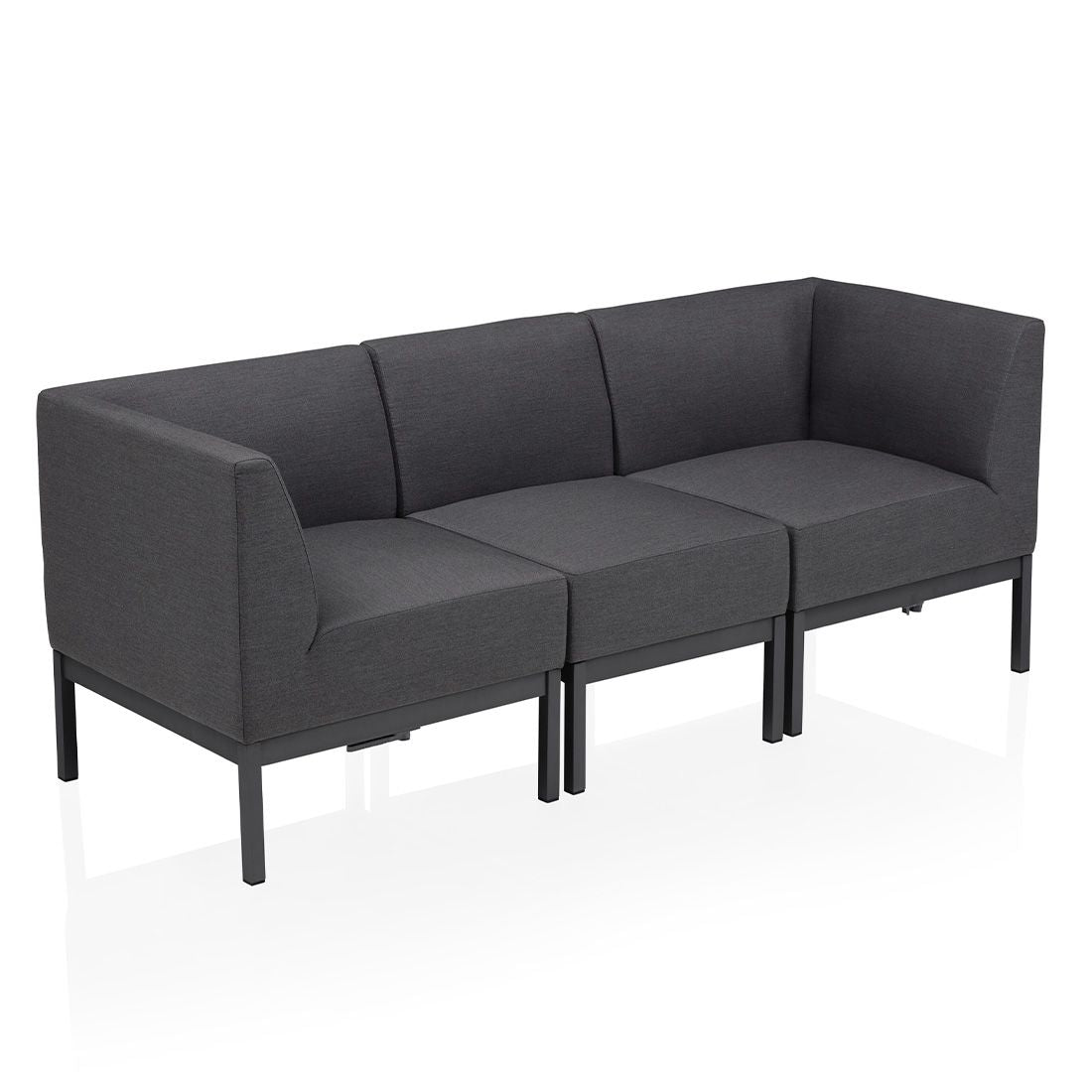 Oversikt over Endemodul lounge Pure aluminium 71x71 cm Kettler