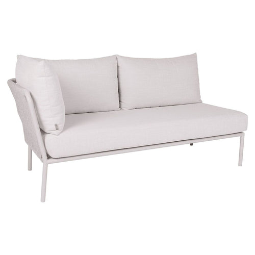 Endemodul lounge Romy aluminium tau 161x75 cm bakside