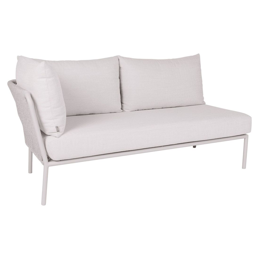 Endemodul lounge Romy aluminium tau 161x75 cm bakside