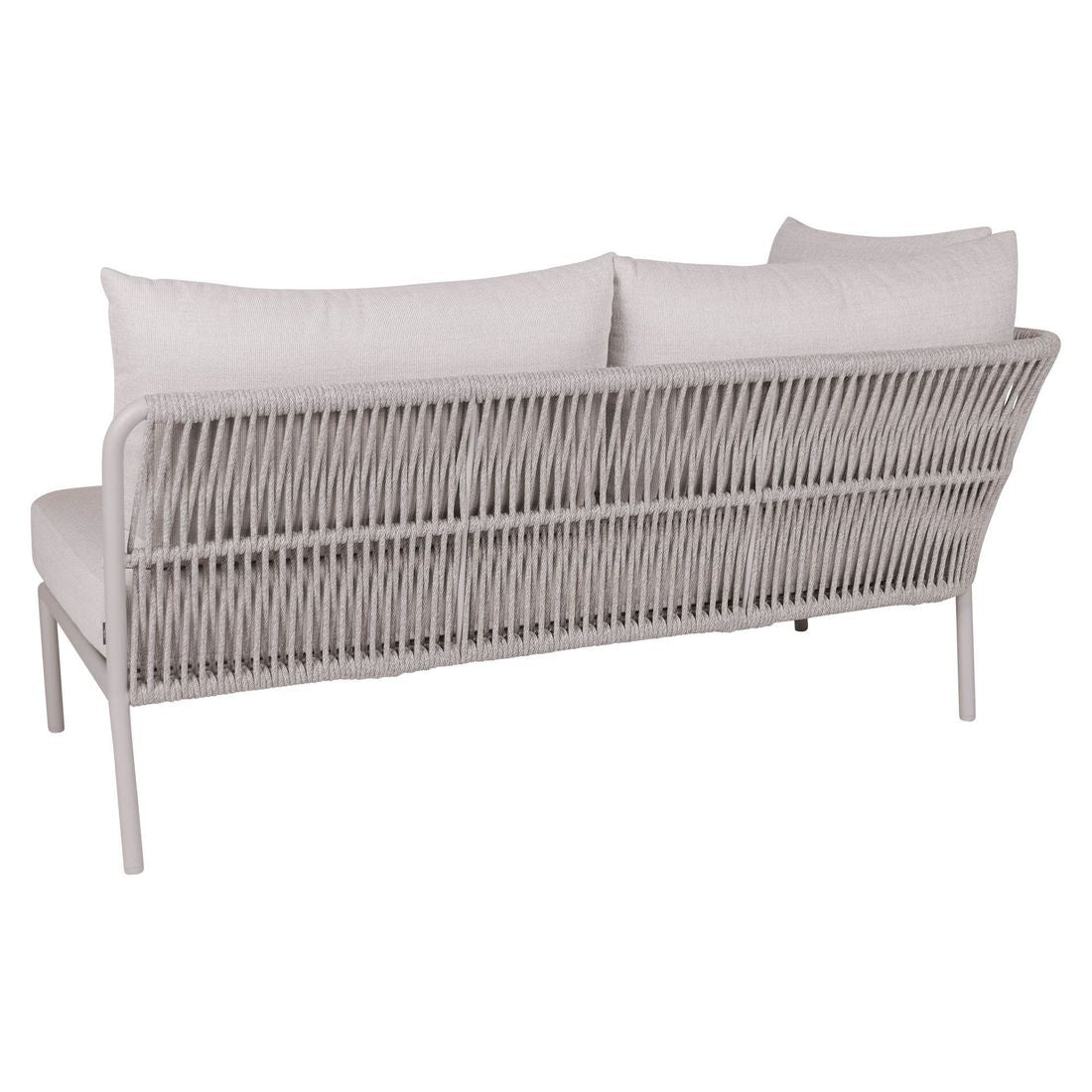 Montert Endemodul lounge Romy aluminium tau 161x75 cm i hage