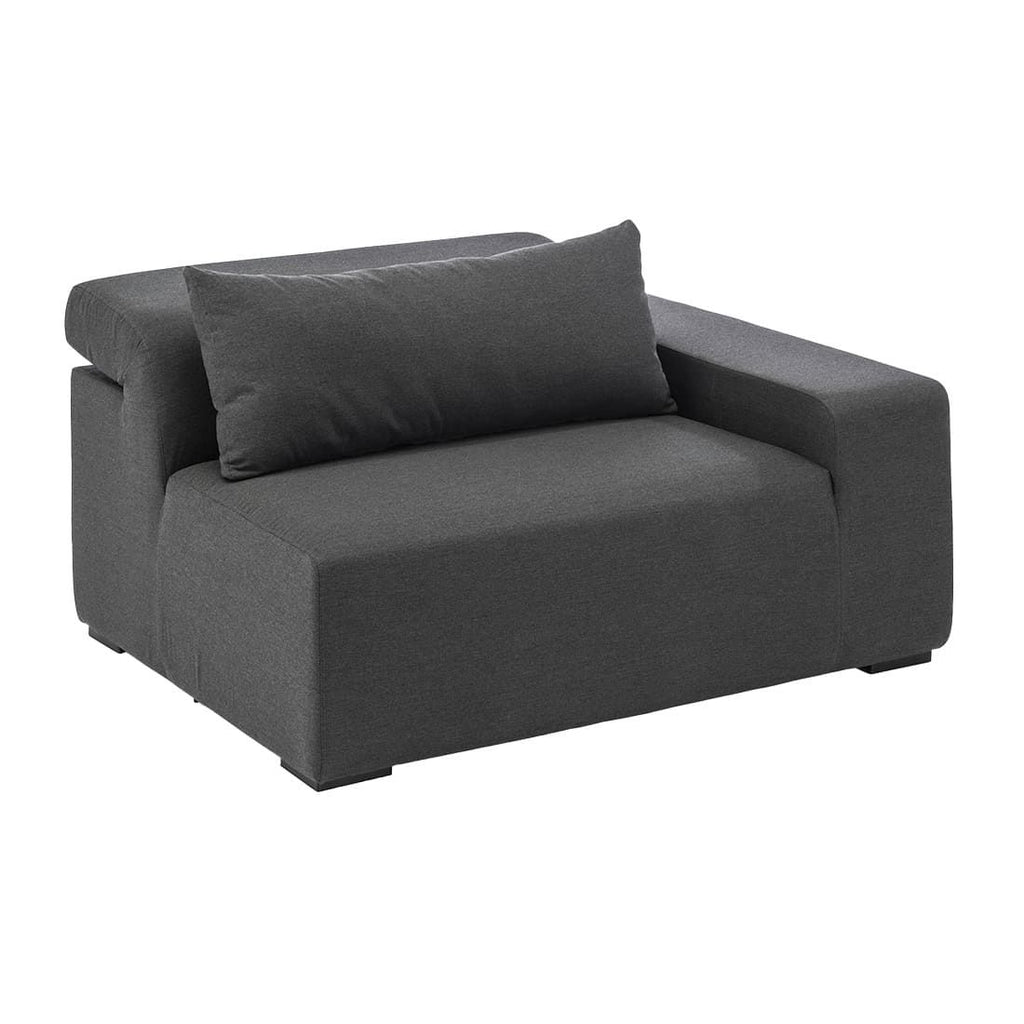 Endemodul lounge Royal aluminium 134x120 cm - Kettler detalj av stoff