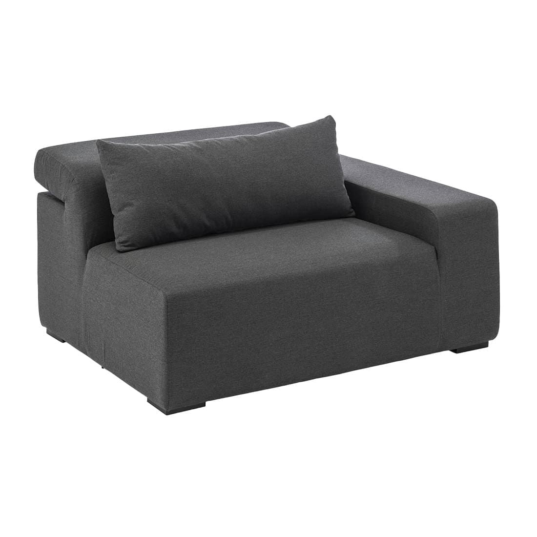 Endemodul lounge Royal aluminium 134x120 cm - Kettler detalj av stoff