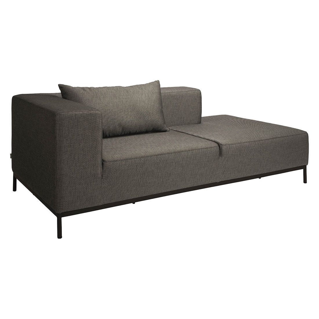 Endemodul lounge Taavi aluminium Sunbrella 203x99 cm bakside