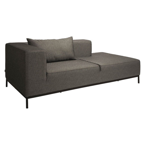 Endemodul lounge Taavi aluminium Sunbrella 203x99 cm bakside