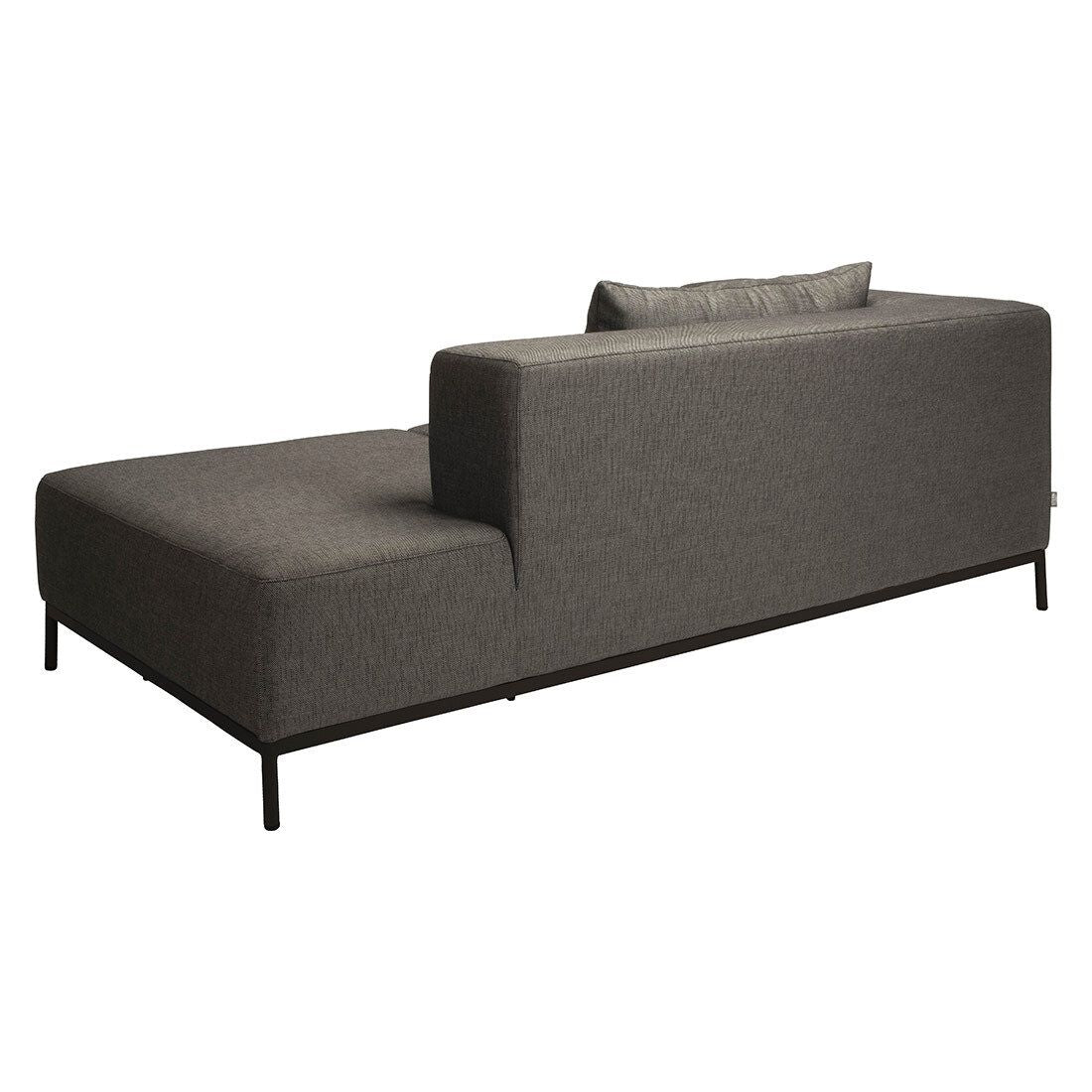 Detalj av Endemodul lounge Taavi aluminium Sunbrella 203x99 cm