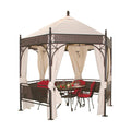 Erstatningstak til paviljong Romeo Romantik 300x300 cm front