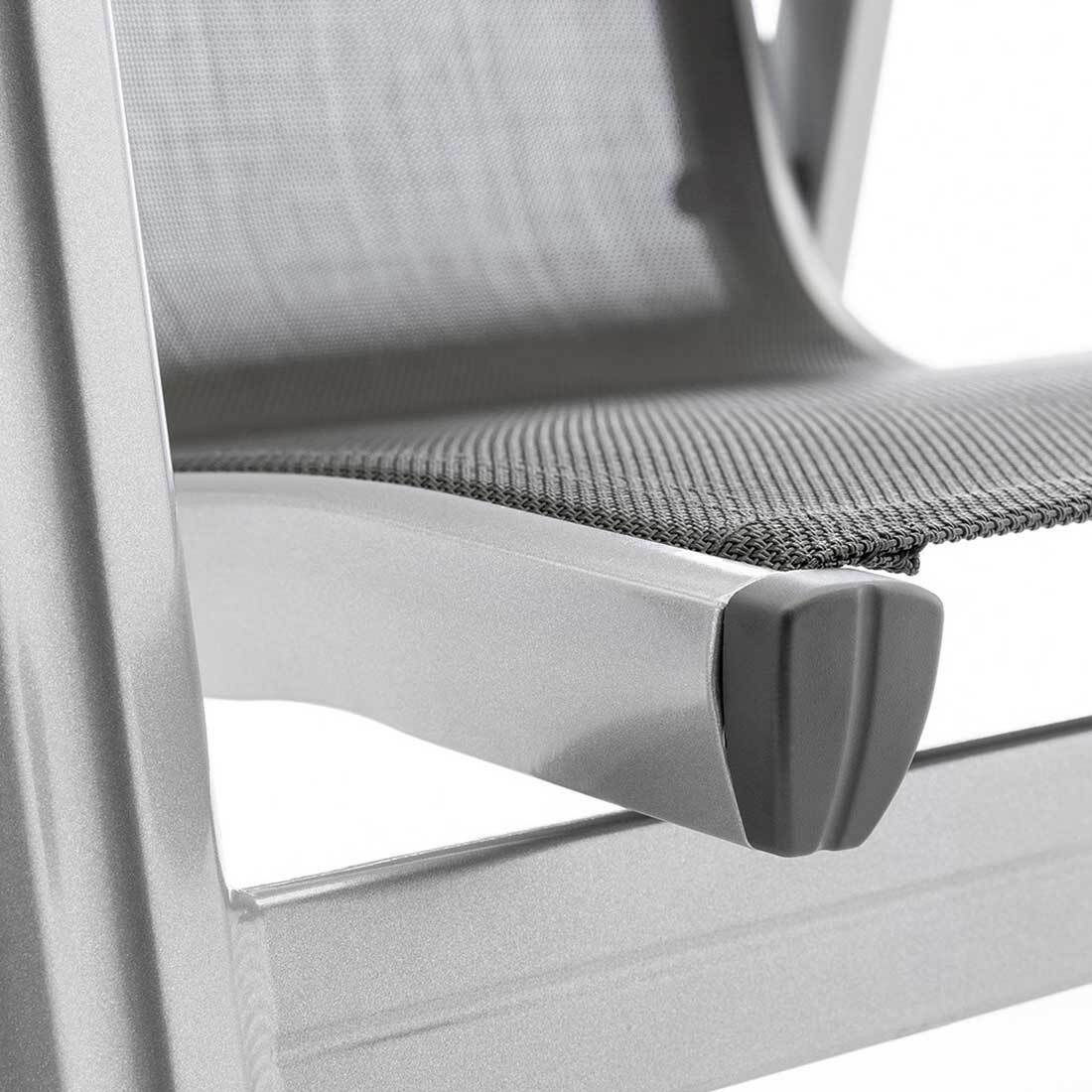 Stabelstol ute Basic Plus aluminium/textilen - Kettler