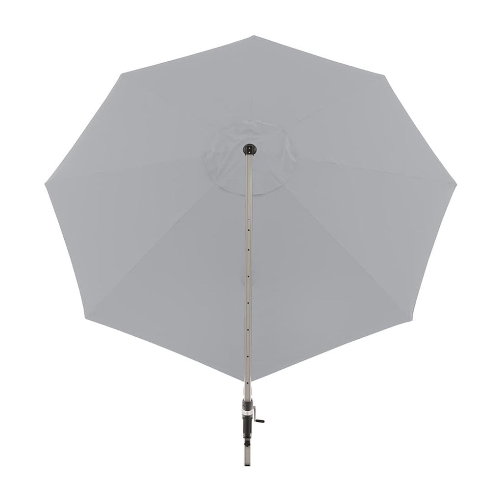 Detalj av fotpedal på Fritthengende parasoll Active Ø370cm lysgrå polyester