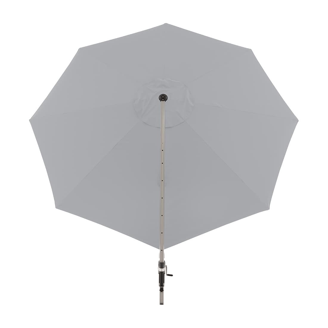 Detalj av fotpedal på Fritthengende parasoll Active Ø370cm lysgrå polyester
