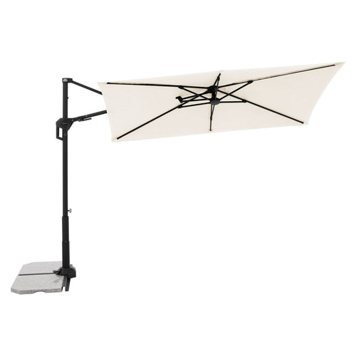Fritthengende parasoll Active Green Edition 240x135 cm bakside