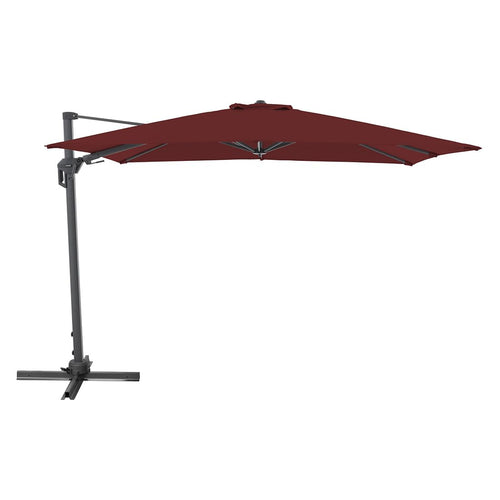 Fritthengende parasoll Active Green Edition 310x210 cm bordeaux bakside
