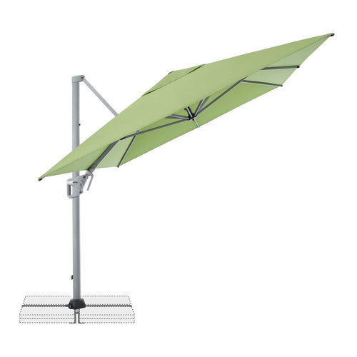 Fritthengende parasoll Active Neo Side 350x260cm forfra
