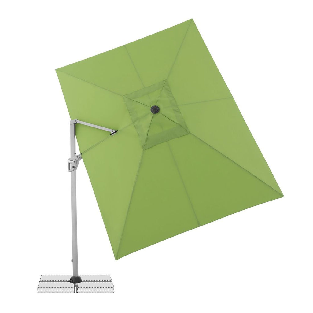 Nærbilde av stoff på Fritthengende parasoll Active Neo Side 350x260cm
