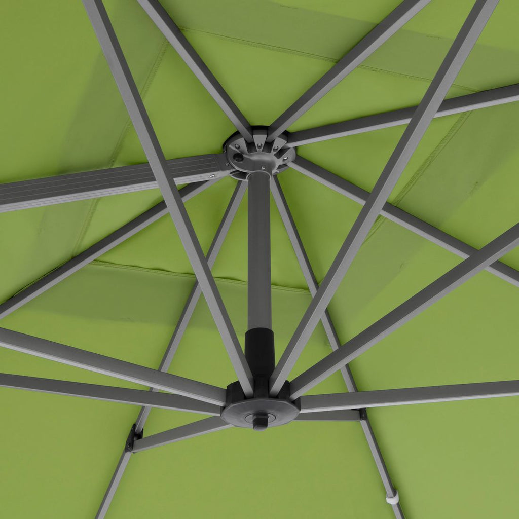 Fritthengende parasoll Active Neo Side 350x260cm med stativ