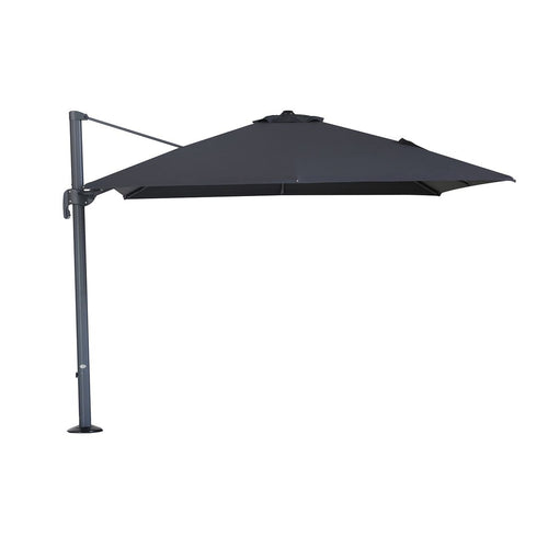 Fritthengende parasoll Deluxe Roma 300x300cm bakside visning