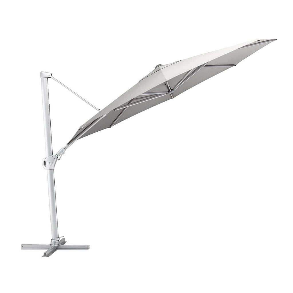 Fritthengende parasoll Easy Swing Ø350cm aluminium - Kettler forfra