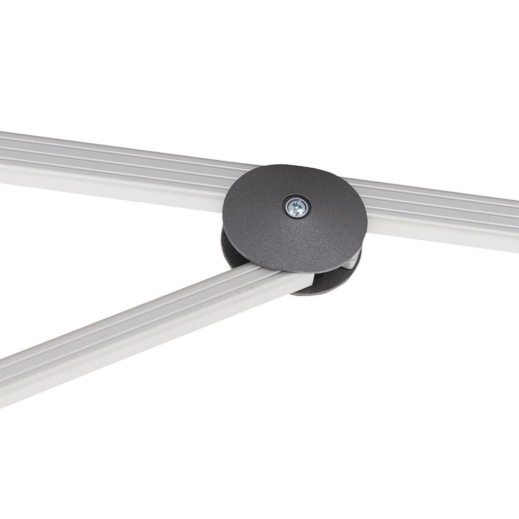 Fritthengende parasoll Expert 300x300cm polyester rød - Doppler