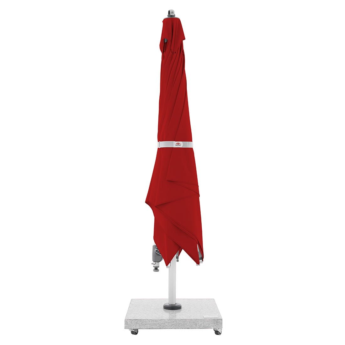 Fritthengende parasoll Expert 300x300cm polyester rød - Doppler