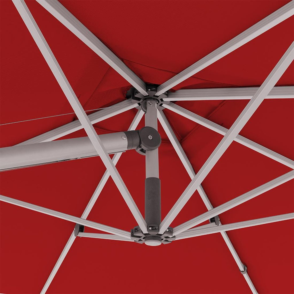 Fritthengende parasoll Expert 300x300cm polyester rød - Doppler