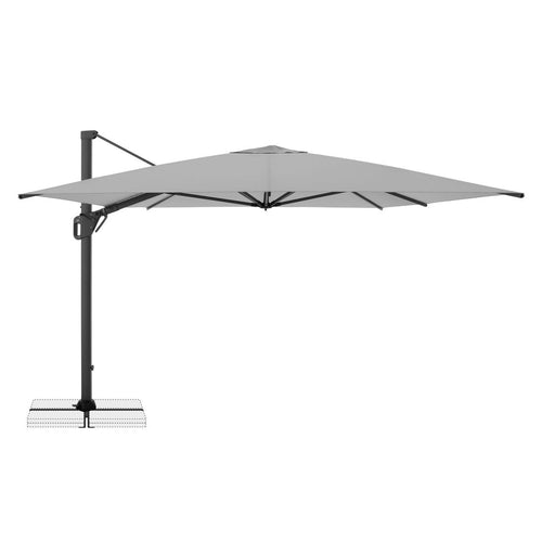 Fritthengende parasoll Life 400x300cm antrasitt - forfra