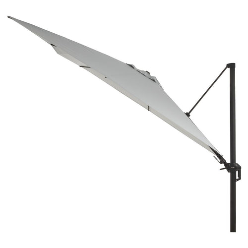 Fritthengende parasoll Nizza 260x350 cm antrasitt forfra