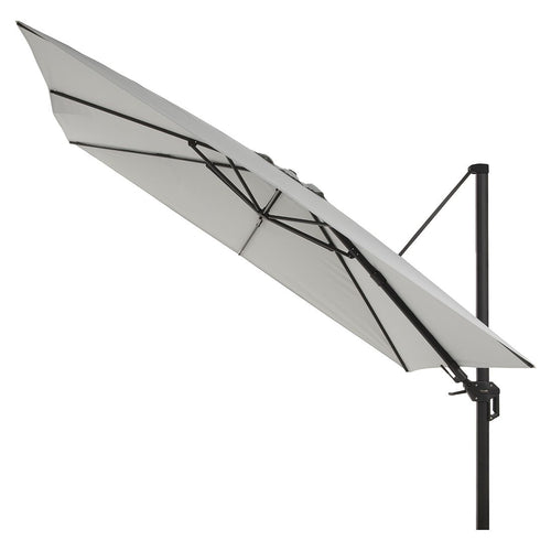 Fritthengende parasoll Nizza 260x350 cm antrasitt bakside