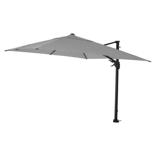 Fritthengende parasoll Pino N+ 300x300cm antrasitt foran