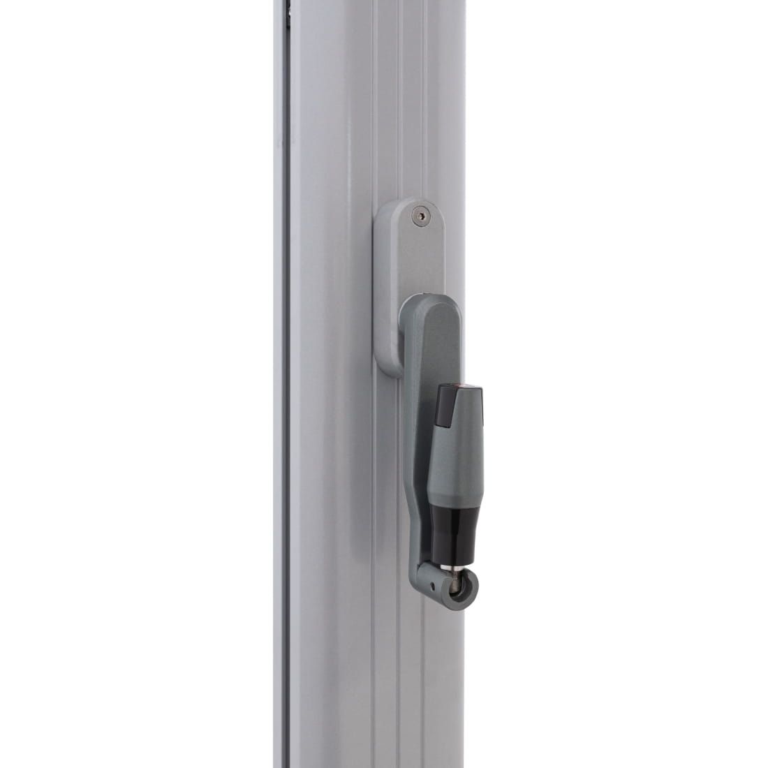 Fritthengende parasoll Premium 320x320cm lysgrå roterbar funksjon