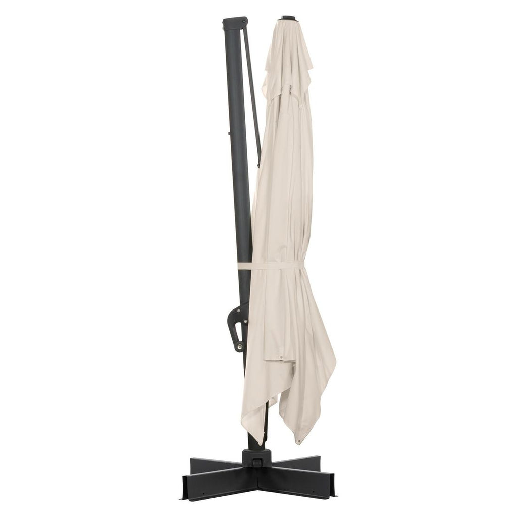 Fritthengende parasoll Ravenna 300x400cm antrasitt - OUTLIV.