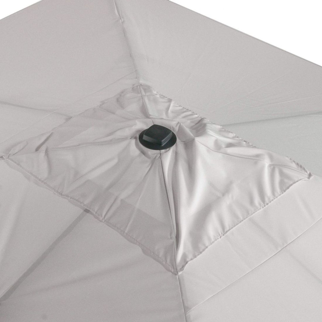 Fritthengende parasoll Ravenna 300x400cm antrasitt - OUTLIV.