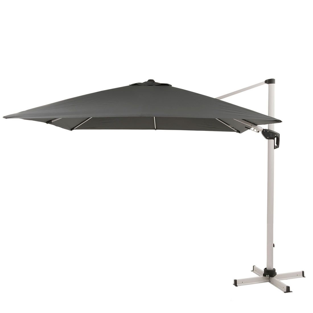Fritthengende parasoll Ravenna AX-Plus 300x300 cm forfra
