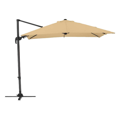 Fritthengende parasoll Rhodos Eco Twist 270x270 cm - Schneider bakside